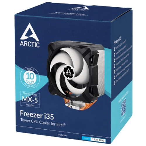 Кулер Arctic Freezer i35 (ACFRE00094A): Количество вентиляторов, шт 1