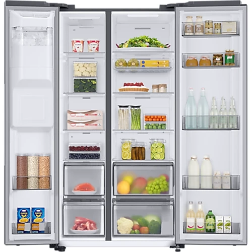 Холодильник Side-by-Side Samsung RS68A8831S9: Объем холодильной камеры, л 409