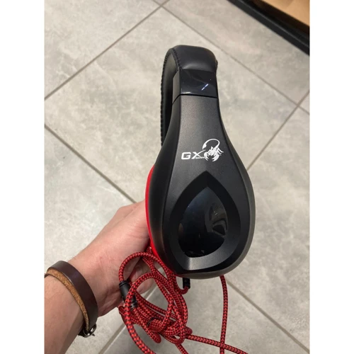 Genius Lychas HS-G560 Black (Навушники) (77670324): Причина уцінки Упаковка вскрыта, немного примята, потертости на наушниках