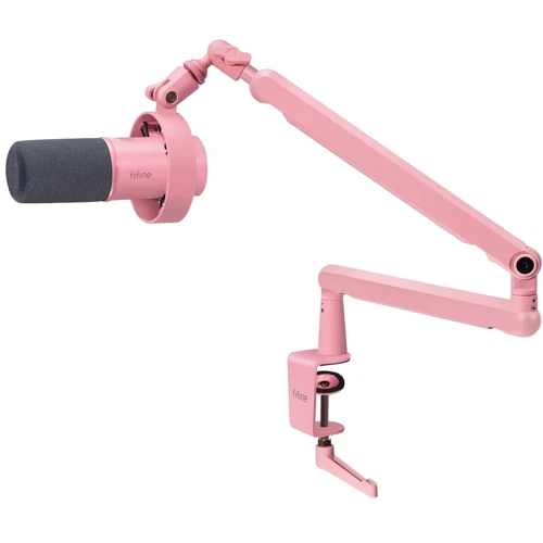 Динамический USB/XLR микрофон Fifine T688P Pink: Тип преобразователя Динамический