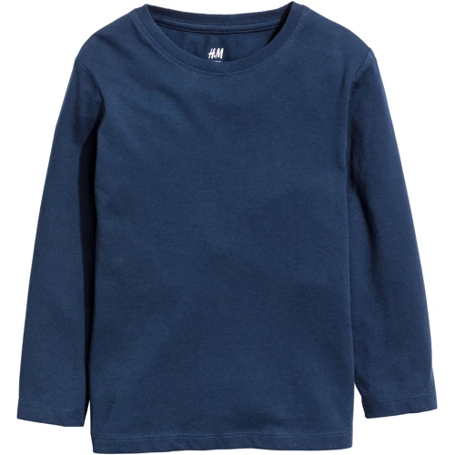 Лонгслів H & M 1990195 122-128 см синій