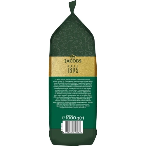 Кофе в зернах Jacobs Kronung 1 кг (8711000539330): Вес нетто 1 кг