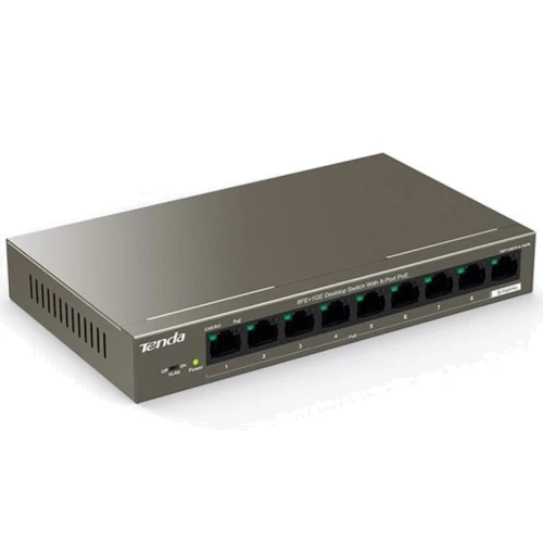Сетевой коммутатор Tenda TEF1109TP-8-102W: Тип Коммутатор неуправляемый