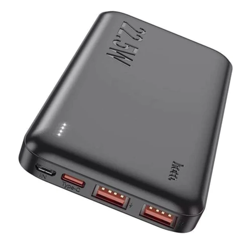 Внешний аккумулятор Hoco Power Bank 10000mAh J101 Astute 22.5W Black: Количество USB 3