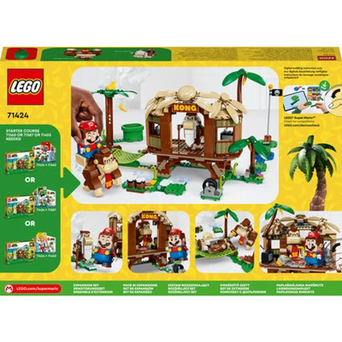 Конструктор LEGO Super Mario Дом на дереве Донки Конг. Дополнительный набор (71424): Рекомендуемый возраст 8 лет
