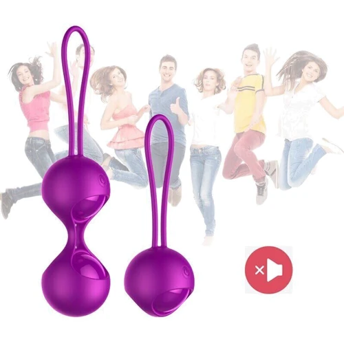 Набор вагинальных шариков с вибрацией и пультом ДУ FOX - Vibrating Silicone Kegel Balls Set USB