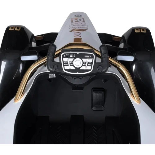 Детский электромобиль Bambi Racer Formula 1 белый (M 5051EBLR-1): Материал корпуса пластик