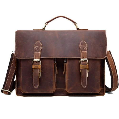 Мужская сумка мессенджер Buffalo Bags коричневая (SHIM9033-brown)