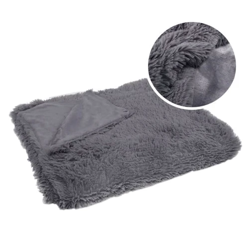 Плед Springos Extra Soft 200x220 см серый (HA7058): Цвет серый