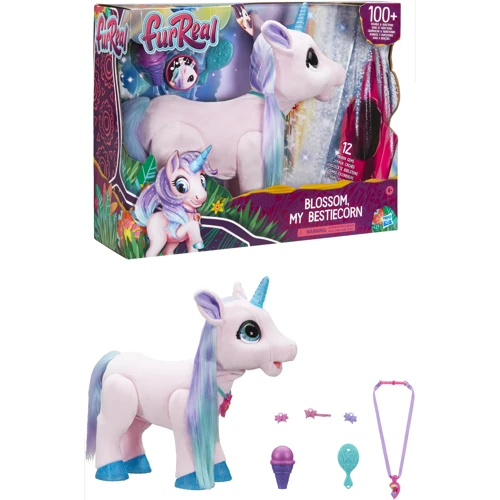 Интерактивная игрушка Furreal Friends Hasbro Единорог Блоссом (F0076): Датчики прикосновения
