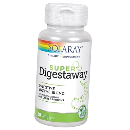 Solaray Super Digestaway, 60 Vegetarian Capsules (SOR-04800)
