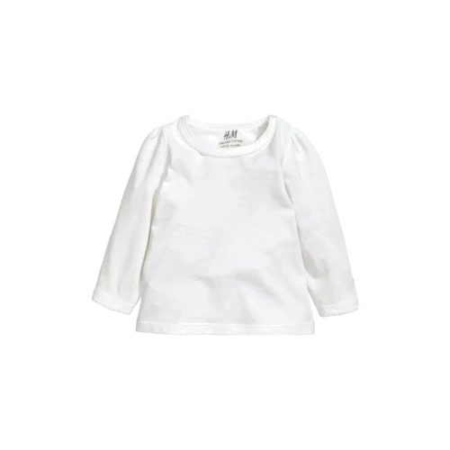 Лонгслів H & M 6358969 74 см білий