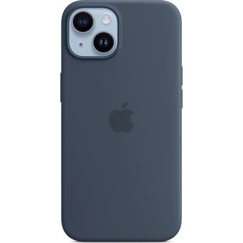 Чохол для iPhone Apple iPhone 14 Silicone Case with MagSafe - Storm Blue (MPRV3ZE/A) фото 6