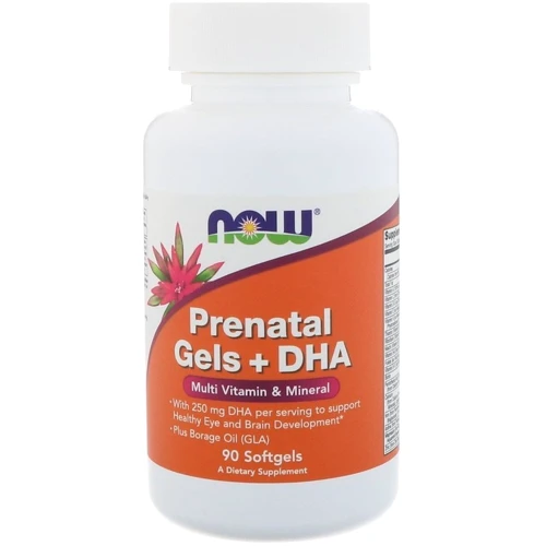 

Now Foods Prenatal Gels + DHA, 90 Softgels (NOW-03809)