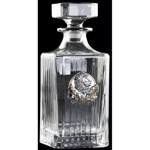 Набір для горілки Boss Crystal Директорський графін з левом 6 чарок, платина, срібло, золото (BCR77LEONPL): Виробник BOSS CRYSTAL