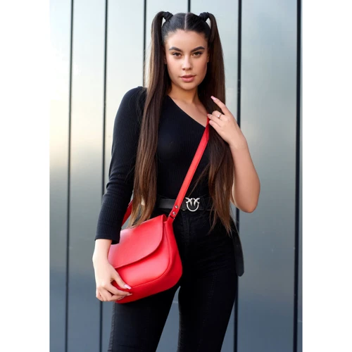 Женская сумка почтальонка Sambag Rose BZN красная (94000017): Тип Сумки