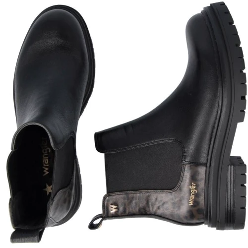 Черевики Wrangler Courtney Safari Chelsea WL12612A-866 41 чорні штучна шкіра демісезон фото 4