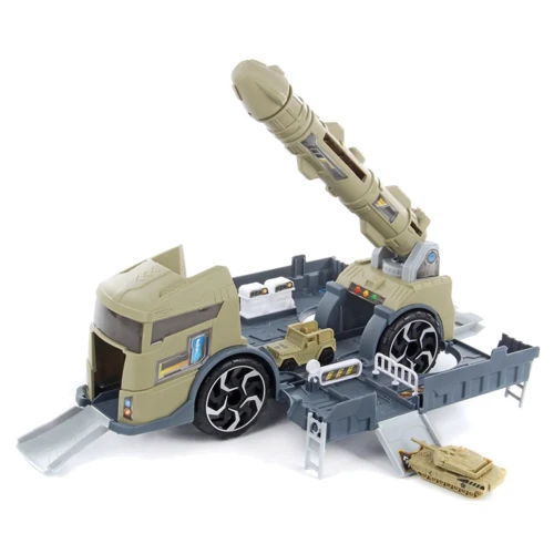 Ігровий набір Veld Co Трейлер-Військова база з балістичною ракетою (P910-A)