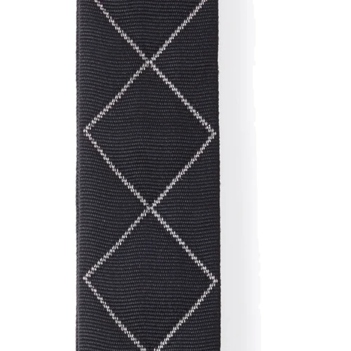 Гитарный ремень D`ADDARIO 50BAL02 Auto Lock Guitar Strap (Black Padded Diamonds) фото 3
