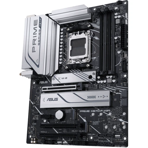ASUS PRIME X670-P WIFI: Разъемы на плате SATA 3.0, M.2