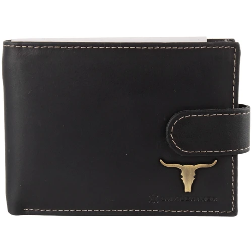 Мужское портмоне Buffalo Wild черное (DNK-1189L-BAW-black)