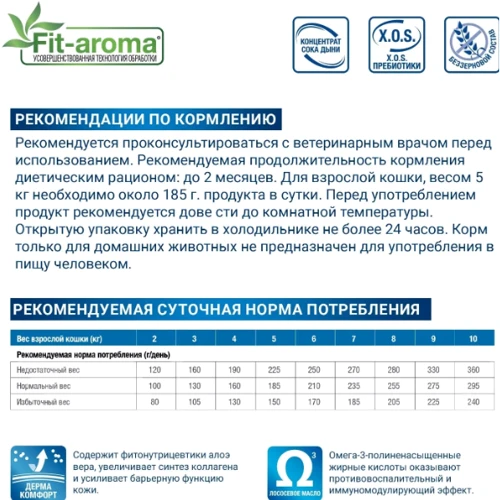 Сухой корм Monge VetSolution Dermatosis feline для кошек при дерматитах 0.4 кг (8009470081542): Вес упаковки 0.4 кг