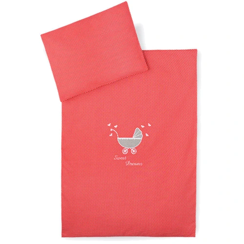 Постельное белье Papaella Горошек в коляску, красный (8-10446): Производитель Papaella