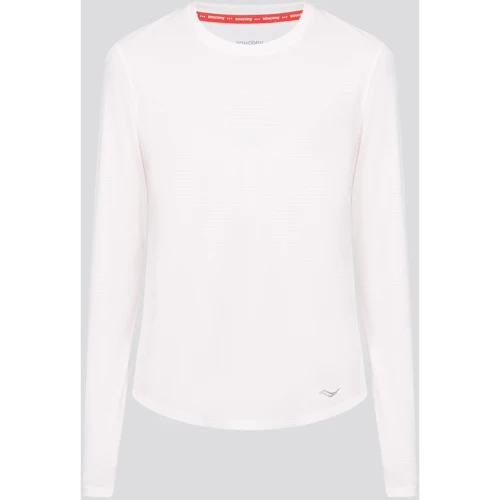 Спортивный лонгслив Saucony Stopwatch Long Sleeve (800272-BP) 46 розовый: Вид Спортивные лонгсливы