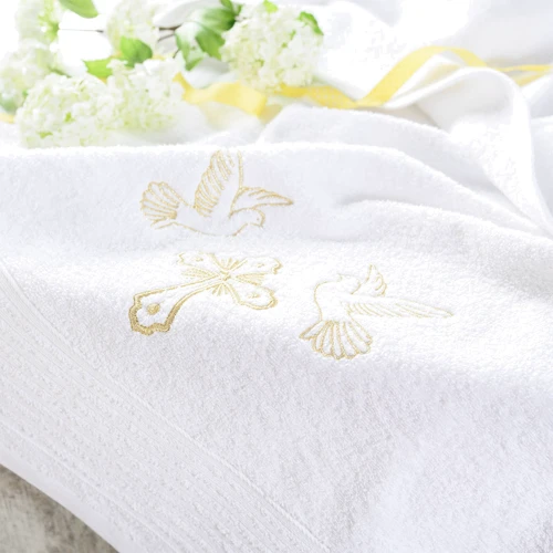 Рушник Papaella хрестильний махровий, 70х140 см (8-01594)