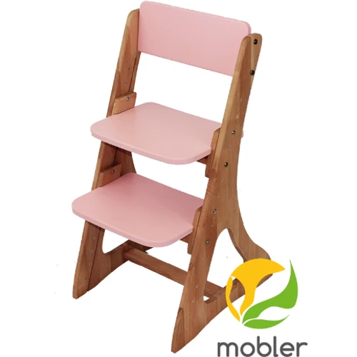 Дитячий зростаючий стілець Mobler (колір на замовлення: зелений, помаранчевий, рожевий) c500-1 фото 4