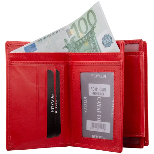 Жіночий гаманець 4U Cavaldi червоний (DNKRD01-CMN-red-black): Країна виробник Польща