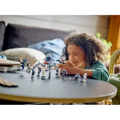 Конструктор LEGO Star Wars Клоны-пехотинцы и Боевой дроид. Боевой набор 215 деталей (75372) фото 7
