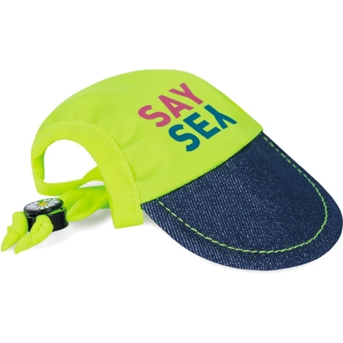 Кепка для собак Pet Fashion Summer розмір M лимонна (4823082425457)