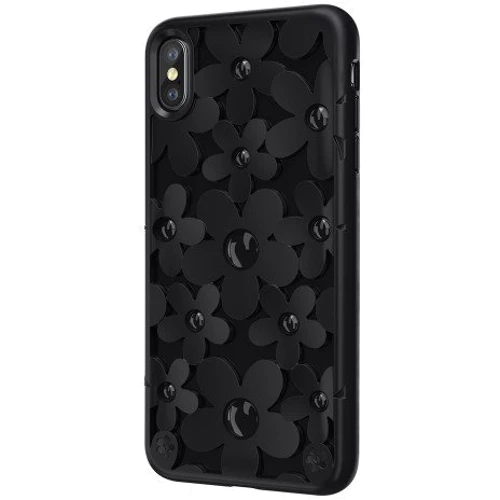 Чохол для iPhone SwitchEasy Fleur Black (GS-103-46-146-11) for iPhone Xs Max: Колір чорний