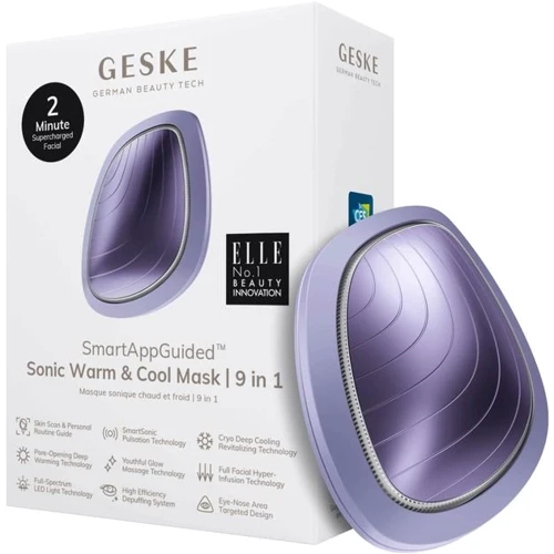 Звукова маска тепло та холод GESKE Sonic Warm & Cool Mask 9 в 1 Purple (GK000002PL01)