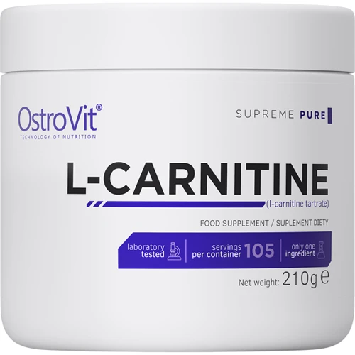 Жироспалювач OstroVit L-Carnitine 210 g /140 servings/ Natural