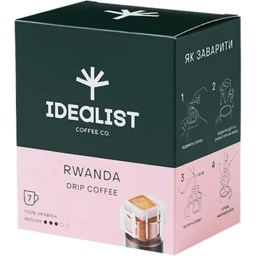 Дрип-кофе IDEALIST COFFEE Руанда 7х12 г