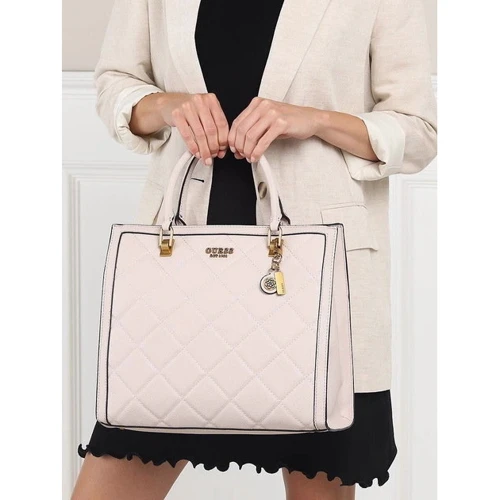 Женская сумка тоут GUESS ABEY ELITE TOTE молочная (HWQB8558230-STO): Страна производитель США