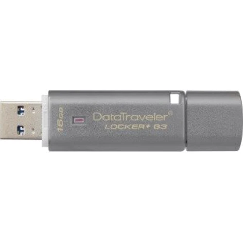 USB-флешка Kingston 16GB DataTraveler Locker+ G3 USB 3.0 Grey (DTLPG3/16GB)