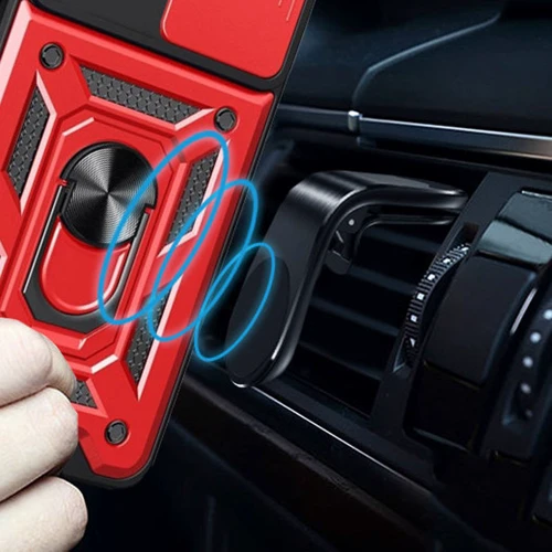 Аксессуар для смартфона Mobile Case Camshield Serge Ring Red for Samsung A256 Galaxy A25 5G: Пленка в комплекте нет