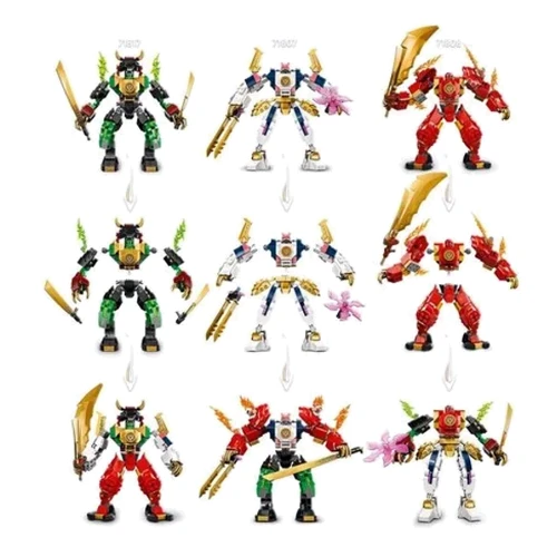 Конструктор LEGO Ninjago Lloyd's Elemental Power Mech Енергетичний робот Ллойда (71817) фото 6