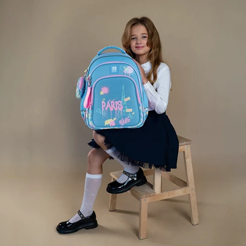 Рюкзак полукаркасный Kite Education 763M In Paris (K24-763M-1): Тип Для средней школы