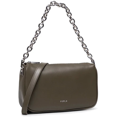 Женская сумка через плечо Furla Moon S Shoulder темно-зеленая (WB00356AX0733S1C00): Пол Женский