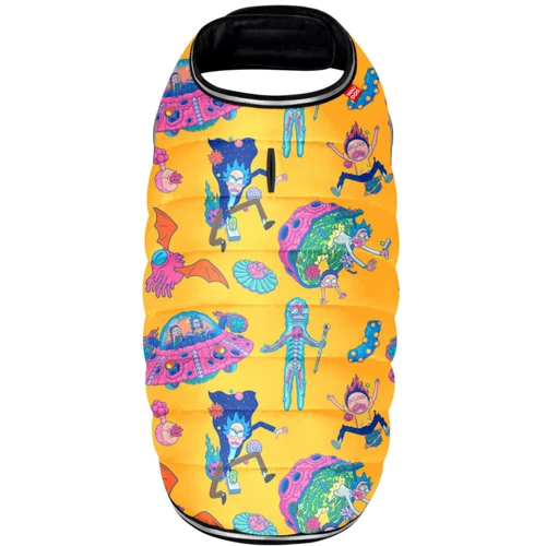 Курточка-накидка для собак WAUDOG Clothes Рик и Морти 3 S А 32 см B 41-51 см С 25-35 см (503-0282): Обхват груди 41-51 см