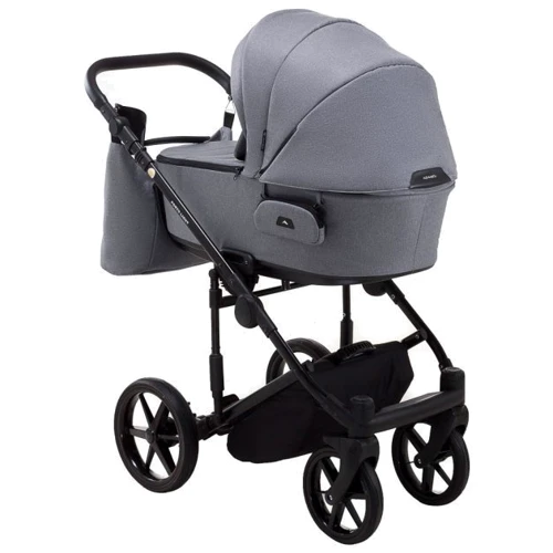 Коляска 2 в 1 Adamex Porto Light Tip TK-60 Темно-сірий (625703): Ширина шасі 57 см