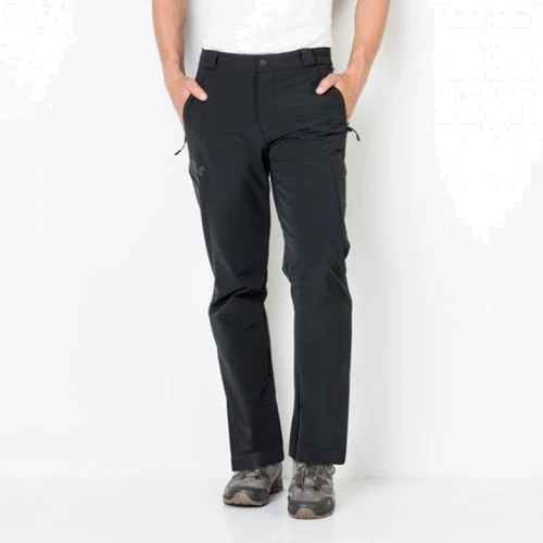 Брюки Jack Wolfskin Activate Thermic Pants Men 1503601-6000 50 черные: Фасон Классика