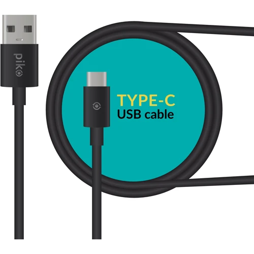 Кабель Piko USB Cable USB-C 20cm Black (CB-UT10): Тип USB Cable - USB-C