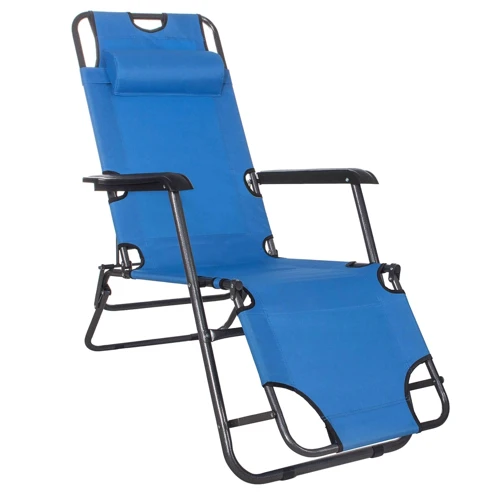Шезлонг Springos Zero Gravity блакитний (GC0004)