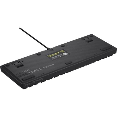 Клавіатура HATOR Rockfall 2 Mecha TKL Authentic Edition Black (HTK-530): Тип клавіатури компактная