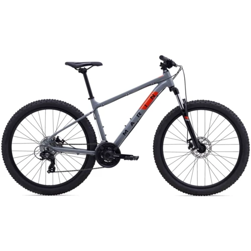 Велосипед Marin 27.5" BOLINAS RIDGE 1 рама - S 2024 Gloss Grey/Black/Roarange (SKD-89-78)